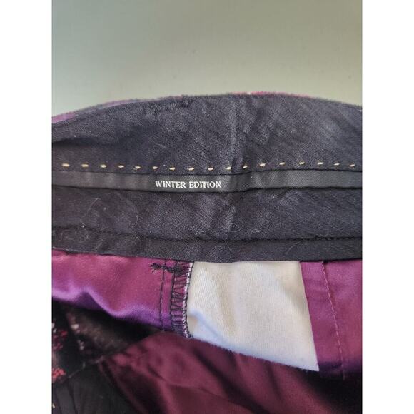 NWT Anthropologie Scotch & Soda Velvet Flare Floral Trousers Pant Size 24 - Picture 12 of 14